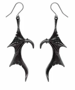 Alchemy Wings Of Midnight Drop Earrings