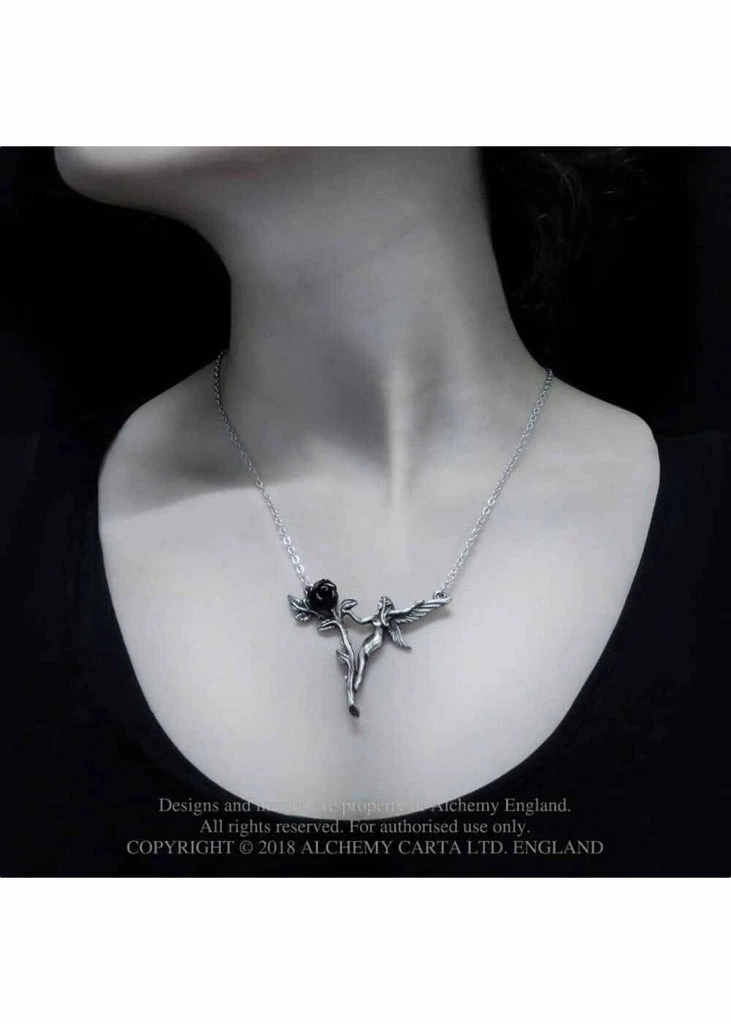 Alchemy Faerie Glade Rose Necklace 2 Alchemy Faerie Glade Rose Necklace - Image 2