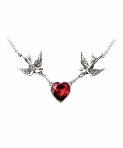 Alchemy Swallow Heart Necklace