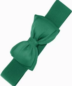 Banned Maria Bow 50's Retro Elastic Belt Green