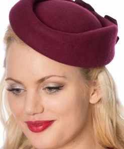 Banned Olivia 40's Hat Burgundy