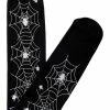 Banned Spiderweb Socks Black