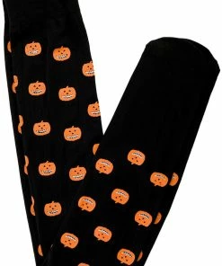 Banned Pumpkin Socks Black