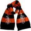 Banned Halloween Skull Scarf Orange