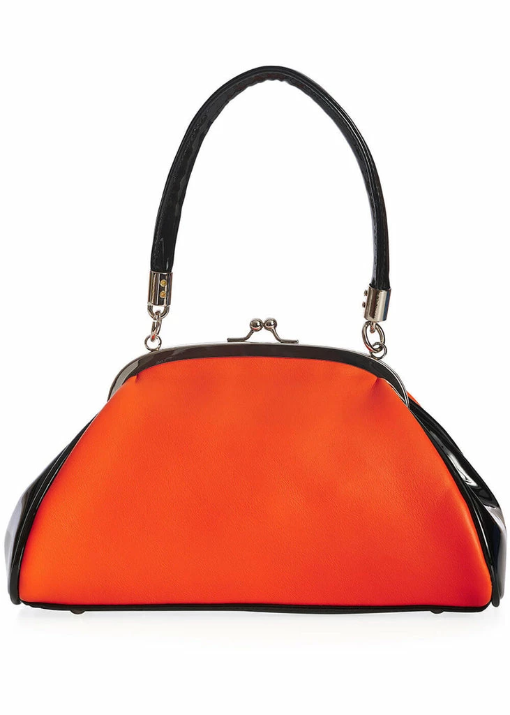 Banned Old Hallows Eve Spiderweb Bag Orange 5 Banned Old Hallows Eve Spiderweb Bag Orange - Image 5