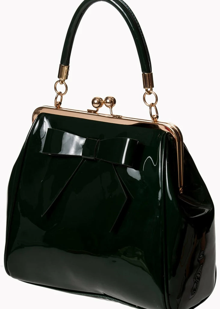 Banned American Vintage 50's Handbag Green - Image 6