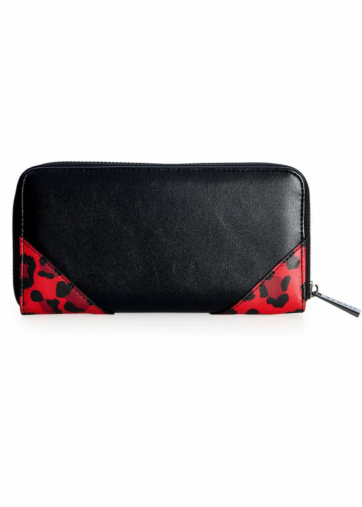 Banned Rockabilly Rose 50's Wallet Black 2 Banned Rockabilly Rose 50's Wallet Black - Image 2