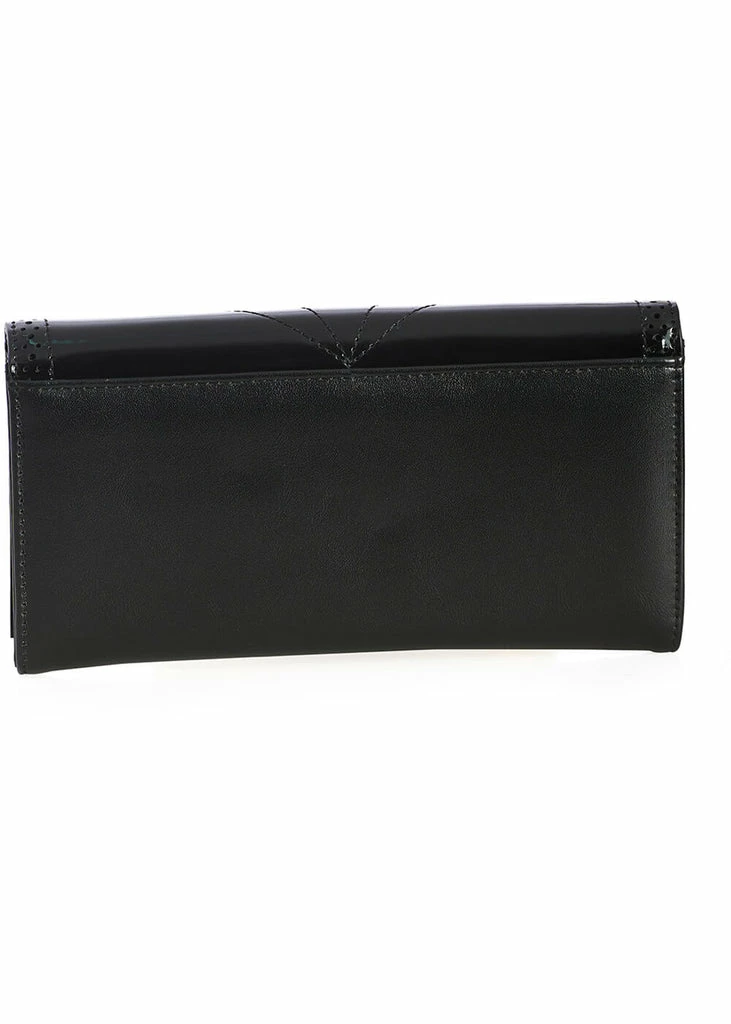 Banned Scalloped Wallet Black 2 Banned Scalloped Wallet Black - Image 2