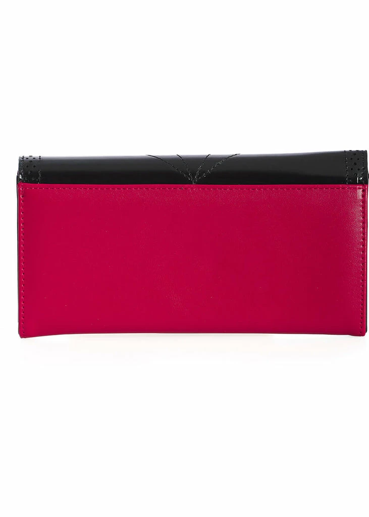 Banned Scalloped Wallet Red 2 Banned Scalloped Wallet Red - Image 2