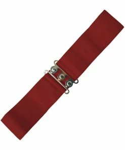 Banned Elastic Belt Burgundy