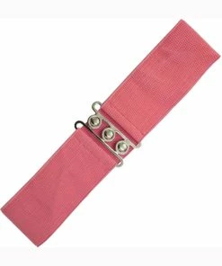 Banned Elastic 50's Belt Coral