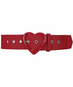 Love Vintage Sales 7 Collectif Adore Heart 50's Belt Red