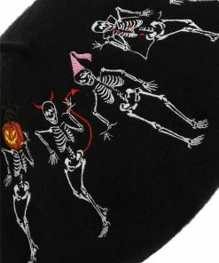 Collectif Skeleton Boo-gie Beret Black 5 Collectif Skeleton Boo-gie Beret Black -Love Vintage Sales collectif ACAW2225 skeleton boogie beret blk 2 e107463b 9b15 45a4 a4ef c8e53ada084d 1024x1024