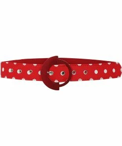 Collectif Cici Polkadot 50's Belt Rot