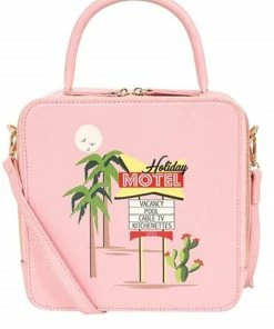 Collectif Josie Motel 50's Bag Pink