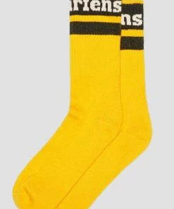 Dr. Martens Athletic Logo Socks Yellow 7 Dr. Martens Athletic Logo Socks Yellow -Love Vintage Sales dr martens AC838703 athletic logo socks yel 0 1024x1024