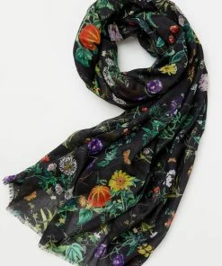 Fable England Pumpkin Scarf Black
