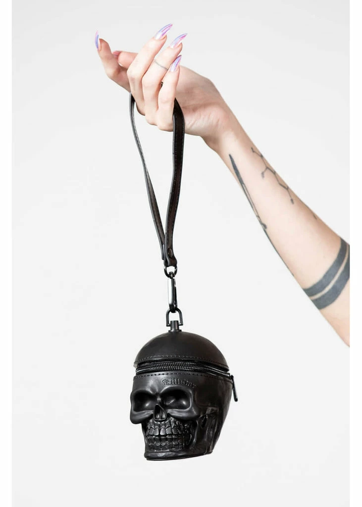 Killstar Grave Digger Skull Coin Purse Black 1 Killstar Grave Digger Skull Coin Purse Black