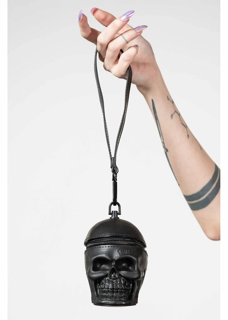 Killstar Grave Digger Skull Coin Purse Black 2 Killstar Grave Digger Skull Coin Purse Black - Image 2