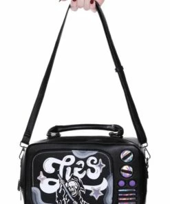 Killstar Tv Lies Handbag Black 6 Killstar Tv Lies Handbag Black -Love Vintage Sales killstar KSRA002742 tv lies handbag blk 2 1024x1024