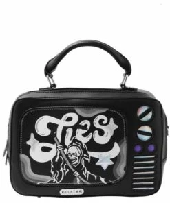 Killstar Tv Lies Handbag Black