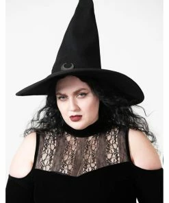 Killstar Super Moon Witches Hat Black