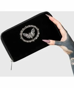 Love Vintage Sales 19 Killstar Enchanted Tales Moth Wallet Black