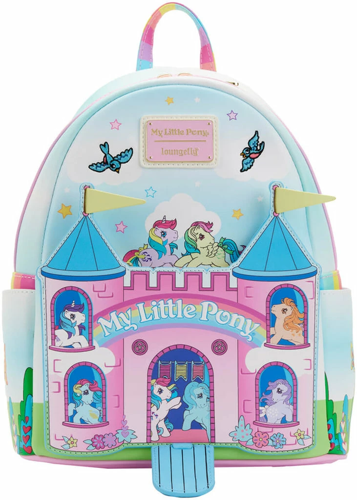 Loungefly My Little Pony Castle Backpack Multi 4 Loungefly My Little Pony Castle Backpack Multi - Image 4