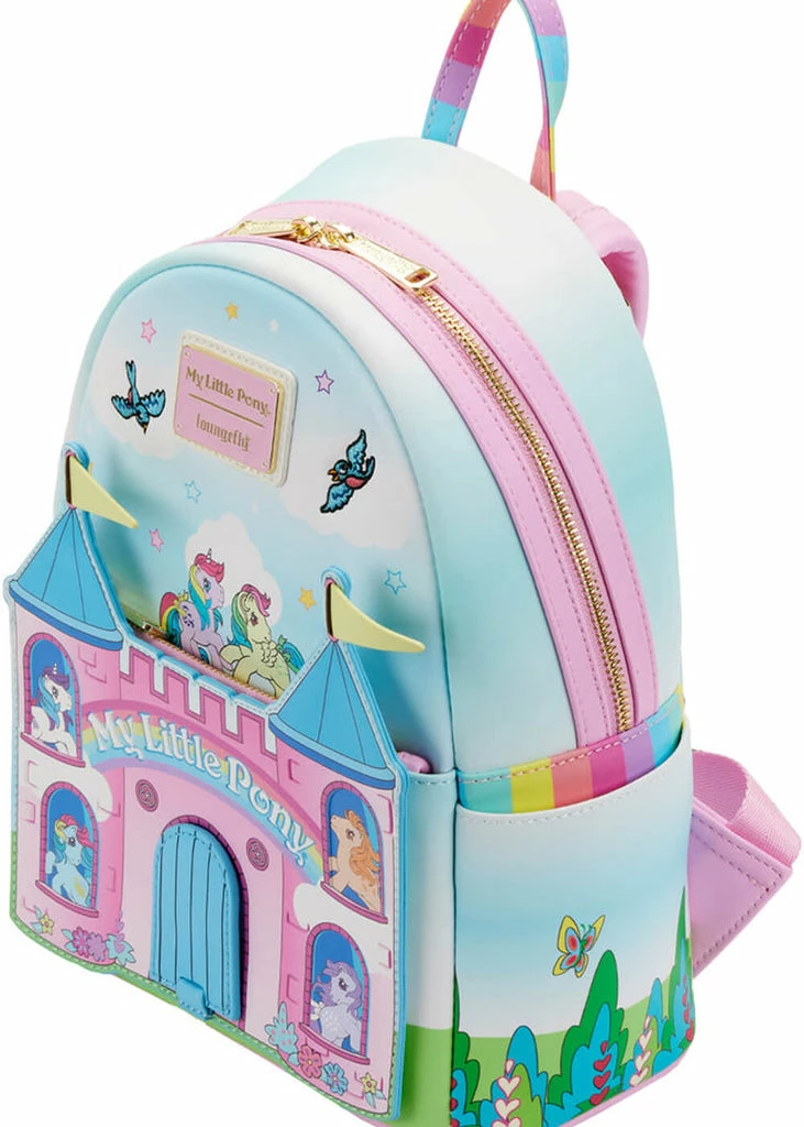 Loungefly My Little Pony Castle Backpack Multi 3 Loungefly My Little Pony Castle Backpack Multi - Image 3