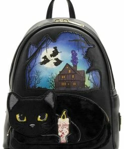 Loungefly Disney Hocus Pocus Binx Pocket Backpack Black