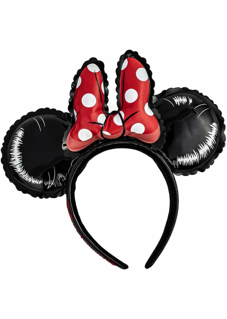 Loungefly Disney Minnie Mouse Balloon Ears Headband 1 Loungefly Disney Minnie Mouse Balloon Ears Headband