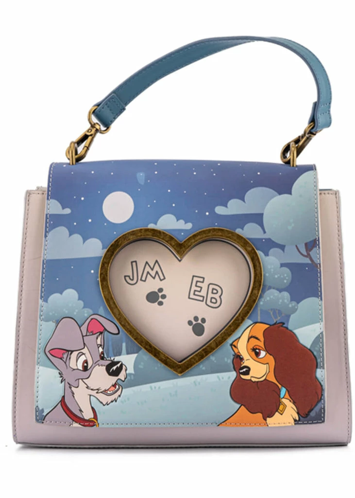 Loungefly Disney Lady And The Tramp Wet Cement Bag 1 Loungefly Disney Lady And The Tramp Wet Cement Bag