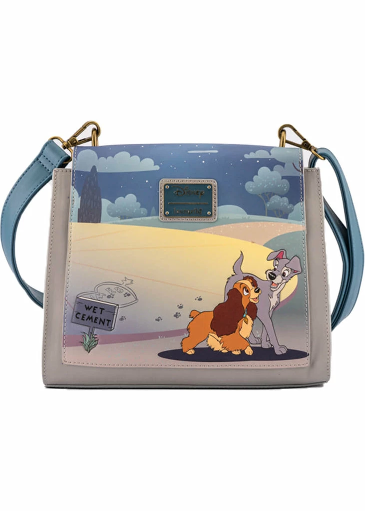 Loungefly Disney Lady And The Tramp Wet Cement Bag 2 Loungefly Disney Lady And The Tramp Wet Cement Bag - Image 2