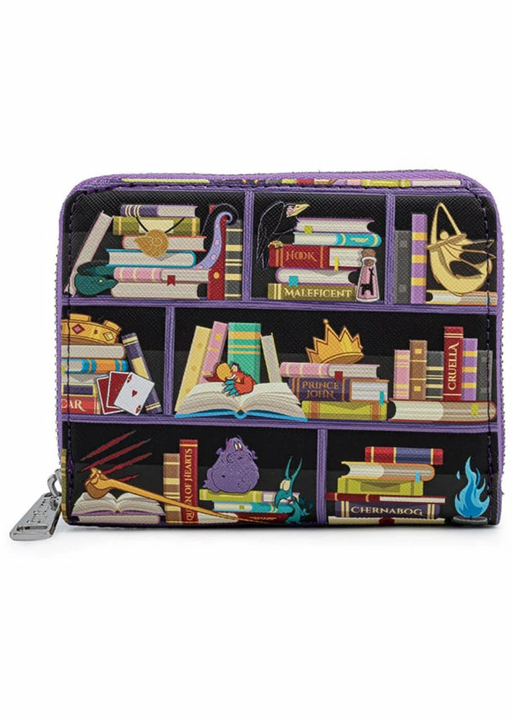 Loungefly Disney Villains Books Wallet Black 1 Loungefly Disney Villains Books Wallet Black