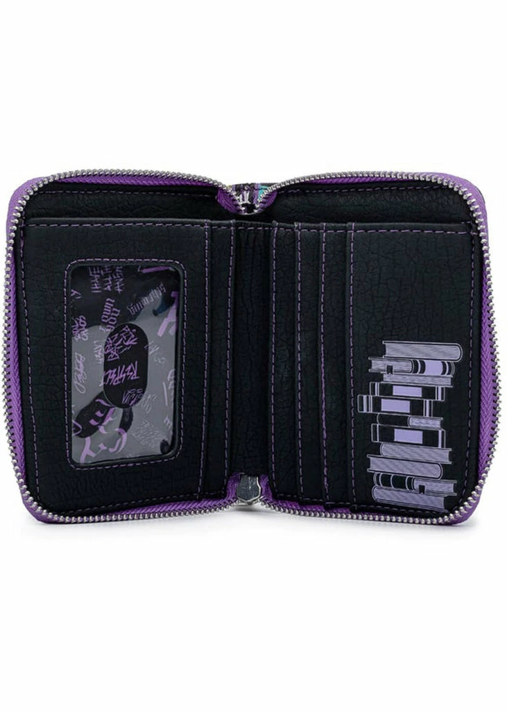 Loungefly Disney Villains Books Wallet Black 2 Loungefly Disney Villains Books Wallet Black - Image 2