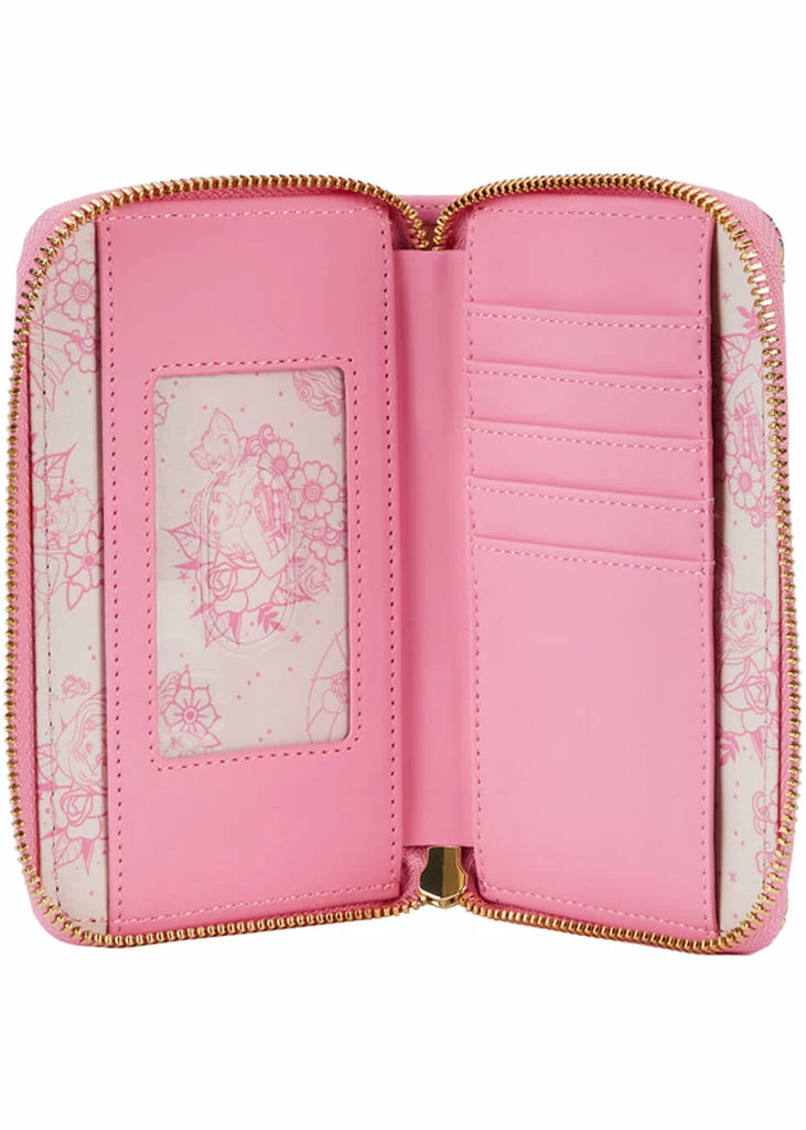 Loungefly Disney Princess Tattoo AOP Wallet Multi 2 Loungefly Disney Princess Tattoo AOP Wallet Multi - Image 2