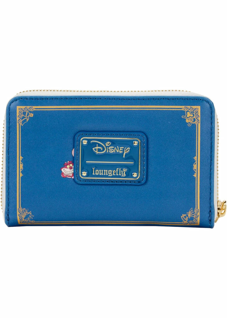 Loungefly Disney Alice In Wonderland Classic Book Wallet Blue 4 Loungefly Disney Alice In Wonderland Classic Book Wallet Blue - Image 4