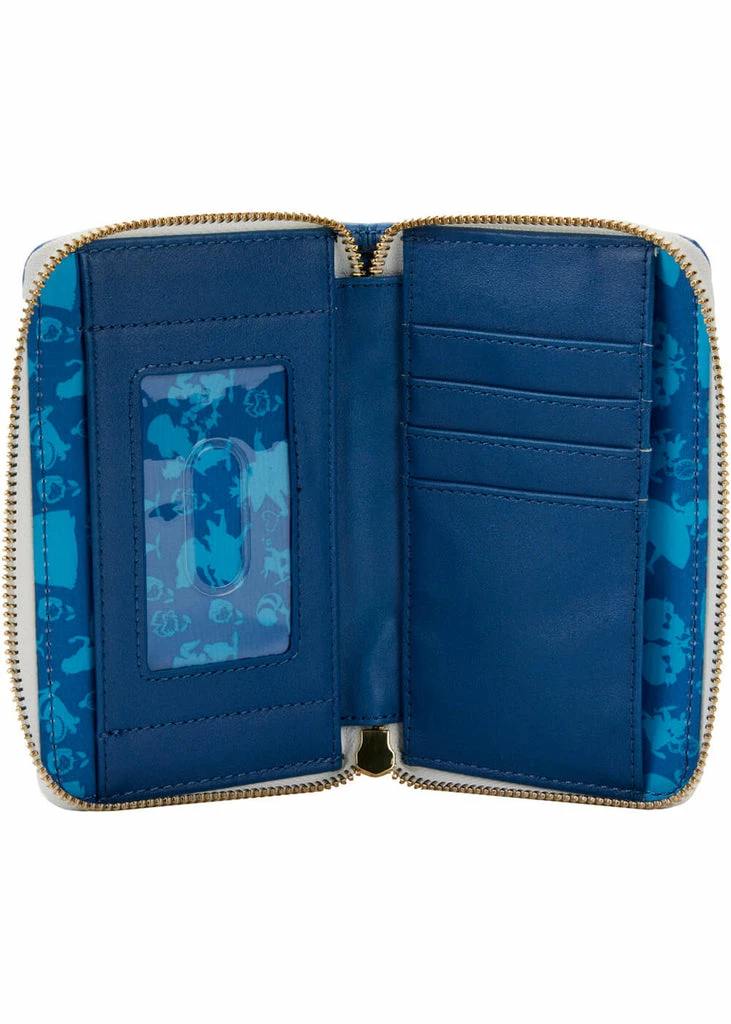 Loungefly Disney Alice In Wonderland Classic Book Wallet Blue 2 Loungefly Disney Alice In Wonderland Classic Book Wallet Blue - Image 2