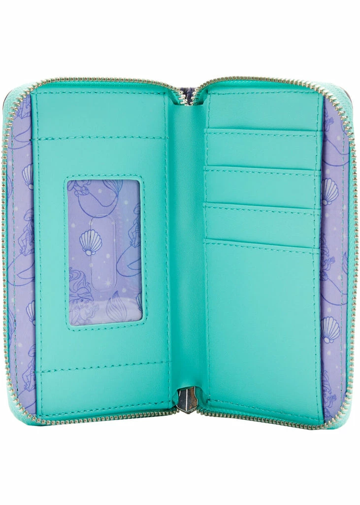 Loungefly Disney Little Mermaid Scenes Wallet 2 Loungefly Disney Little Mermaid Scenes Wallet - Image 2