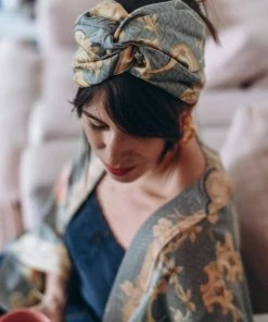 One Hundred Stars Rococo 70's Headband Grey