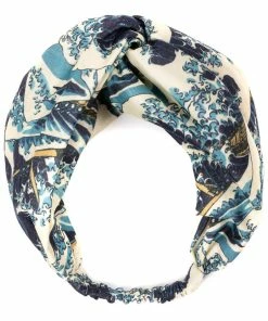 One Hundred Stars Wave Headband Blue