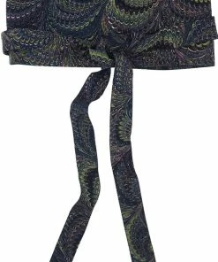 One Hundred Stars Marbelled Obi Belt Indigo