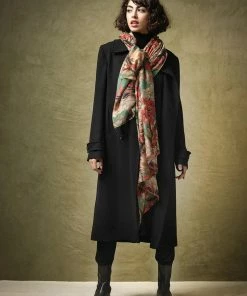 One Hundred Stars Country Toile Scarf Berry