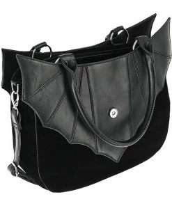 Restyle Omnous Bat Bag Black -Love Vintage Sales restyle 4202229090 onmous bat bag blk 2 c56bcc5c fbd4 4b85 a416 5a7239cea5a7 1024x1024