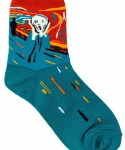 Succubus Art Munch The Scream Socks Multi