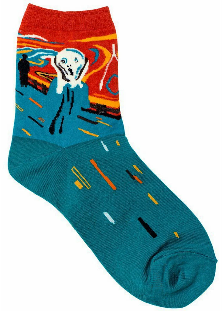 Succubus Art Munch The Scream Socks Multi 1 Succubus Art Munch The Scream Socks Multi