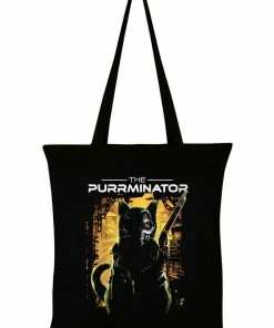 Succubus Gifts The Purrminator Tote Bag Black