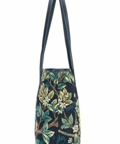 Tapestry Bags Morris Tree Of Life Shoulderbag In Blue -Love Vintage Sales tapestry bags COLL ART WM TLBL morris tree of life bag blue 2 1024x1024