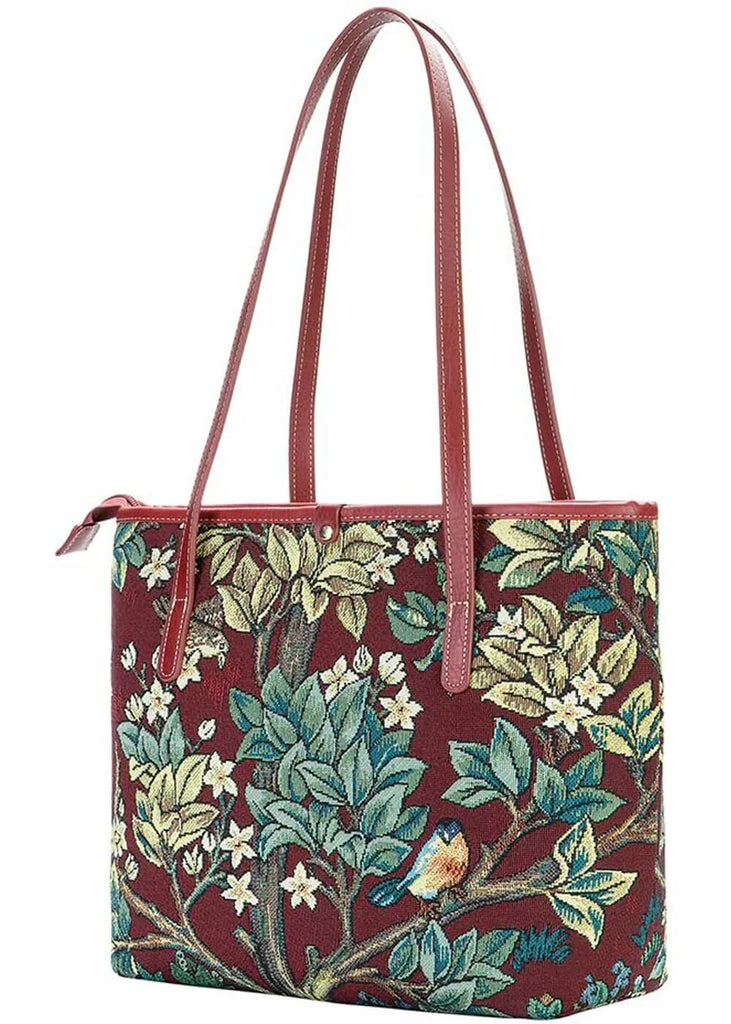 Tapestry Bags Morris Tree Of Life Shoulderbag Red 2 Tapestry Bags Morris Tree Of Life Shoulderbag Red - Image 2