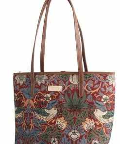 Tapestry Bags Morris Strawberry Thief Shoulderbag Red -Love Vintage Sales tapestry bags COLL STRD strawberry thief shoulderbag red 0 1024x1024
